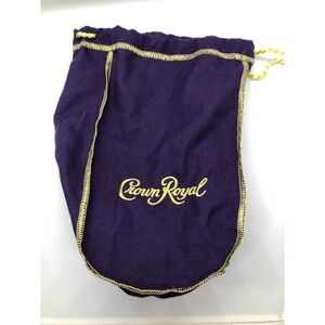 CROWN ROYAL PURPLE BAG WITH DRAW STRING - NEW